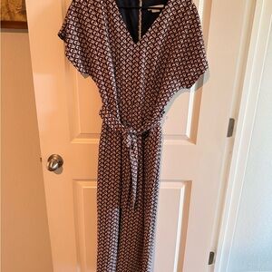 Elegant Geometric Print Jumpsuit